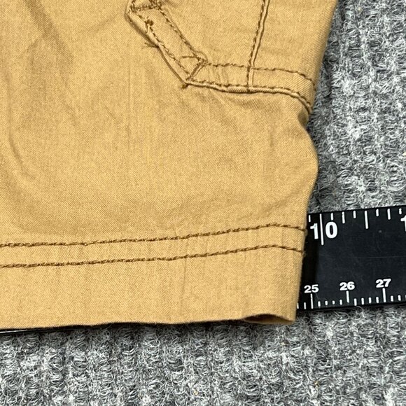 Red Camel Cargo Shorts Boys Size 18 Rimpa Tan Brown Adjustable Waist Pockets NWT - Picture 11 of 14